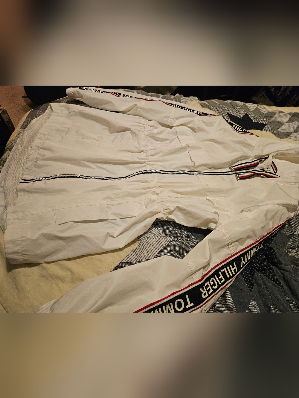 Tommy Hilfiger Women's Long Windbreaker Jacket. 21ptp - Picture 5 of 11